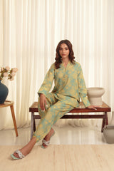 Zaman By MNM Stitched 2 Piece Cotton Lawn Collection-Soft focus