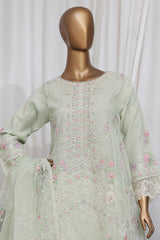 Bin Saeed Stitched 3 Piece Luxury Emb Frock Collection'2025-RTS-2298-Pista