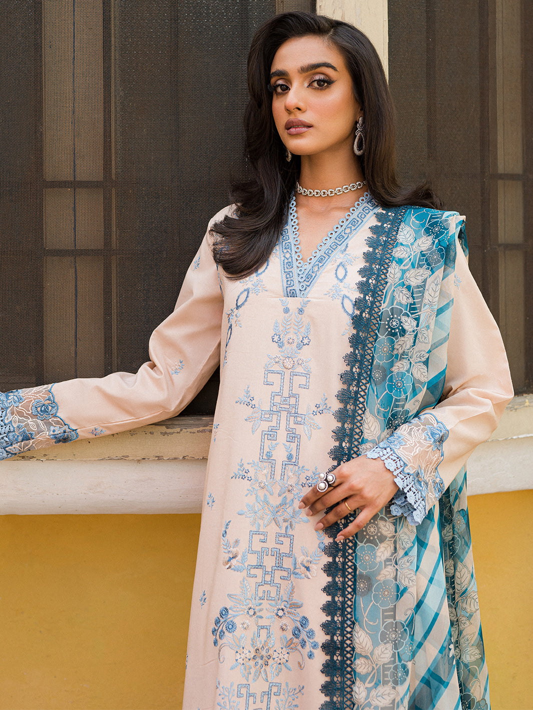 Wisteria by Roheenaz Unstitched 3 Piece Summer Lawn V-II Collection'2023-22-A-Fariba