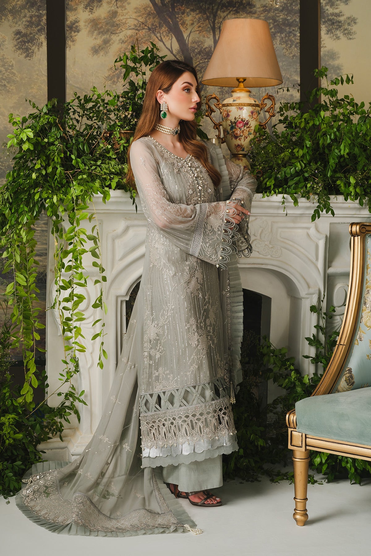 Ayla Paras By Pasha Unstitched 3 Piece Luxury Formals Collection'2024-PR101  : Stargaze