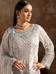 Zircon Vol 11 By Zebtan Unstitched 3 Piece Luxury Formals Suit-ZQ-04