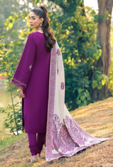 Onora By Humdum Unstitched 3 Piece Emb Khaddar Winter Collection'2024