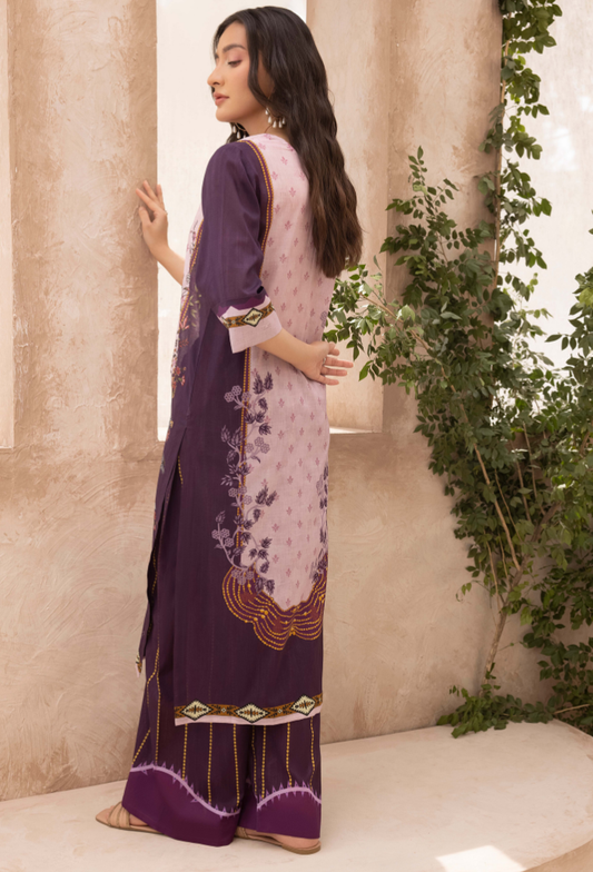 A La Mode By Humdum Unstitched 2 Piece Printed Lawn Vol-02 Collection'2024-D-07