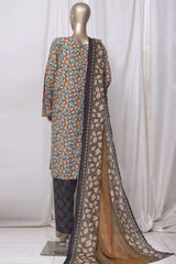 Bin Saeed Stitched 3 Piece Printed Cotton Vol-01 Collection'2025-WC-2364-Multi