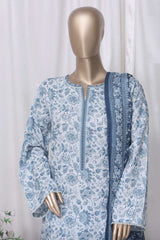 Bin Saeed Stitched 3 Piece Printed Cotton Vol-01 Collection'2025-WC-2365-Ferozi