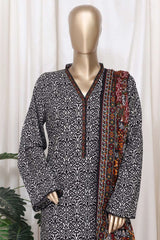 Bin Saeed Stitched 3 Piece Printed Cotton Vol-01 Collection'2025-WC-2371-Black