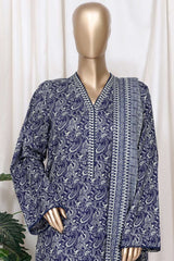 Bin Saeed Stitched 3 Piece Printed Cotton Vol-01 Collection'2025-WC-2373-Blue
