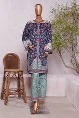 Bin Saeed Stitched 2 Piece Exc Co Ords Cotton Vol-02 Collection'2025-WC-2386-Blue