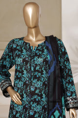 Signature By Sada Bahar Stitched 3 Piece Festive Emb Lawn Vol-02 Collection'2025-ED-239-BLACK