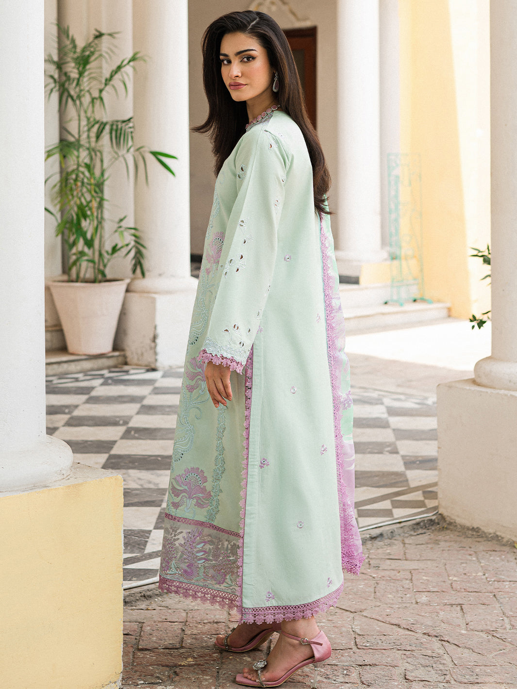 Wisteria by Roheenaz Unstitched 3 Piece Summer Lawn V-II Collection'2023-23-B-Maryam