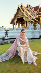 Zeenat Vol 23 By Zebtan Unstitched 3 Piece Luxury Formals Suit-ZN-01| Zeenat Vol 23