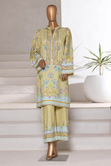 Bin Saeed Stitched 2 Piece Co Ords Cotton Collection'2025-WC-2400-Pista
