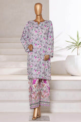 Bin Saeed Stitched 2 Piece Co Ords Cotton Collection'2025-WC-2404-Purple