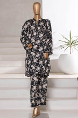 Bin Saeed Stitched 2 Piece Co Ords Cotton Collection'2025-WC-2406-Black