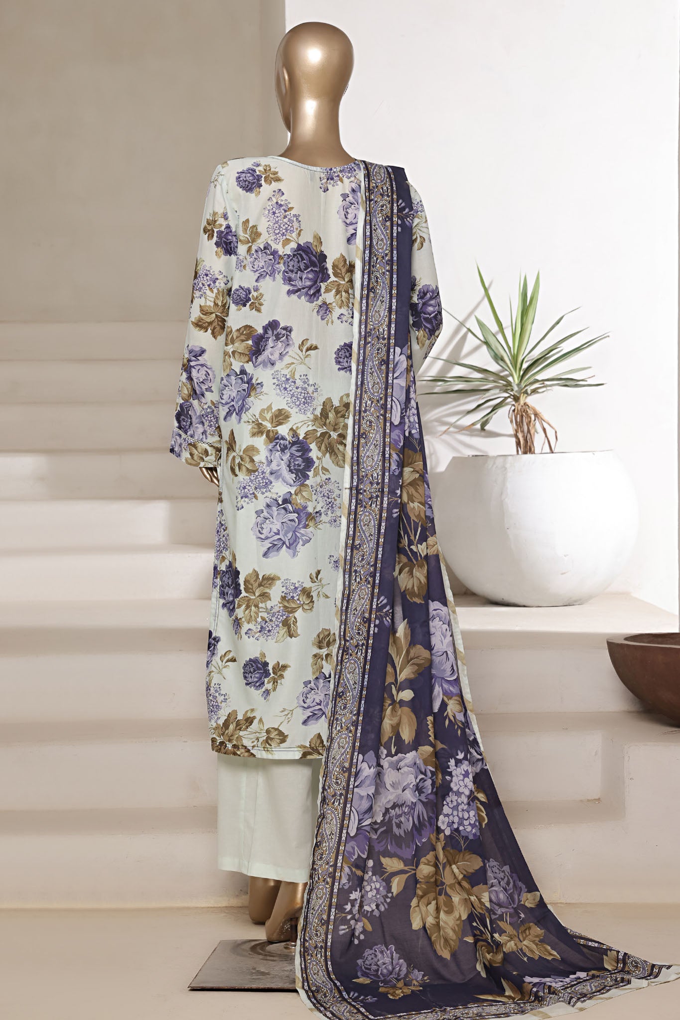Sada Bahar Stitched 3 Piece Printed Cambric Vol-01 Collection'2025-243-ICE