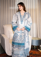 Meerak Stitched 3 Piece Emb Lawn Suit-RAAHA