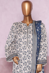 Bin Saeed Stitched 3 Piece Exclusive Printed Khaddar Vol-06 Collection'2025-WK-2458-Skin