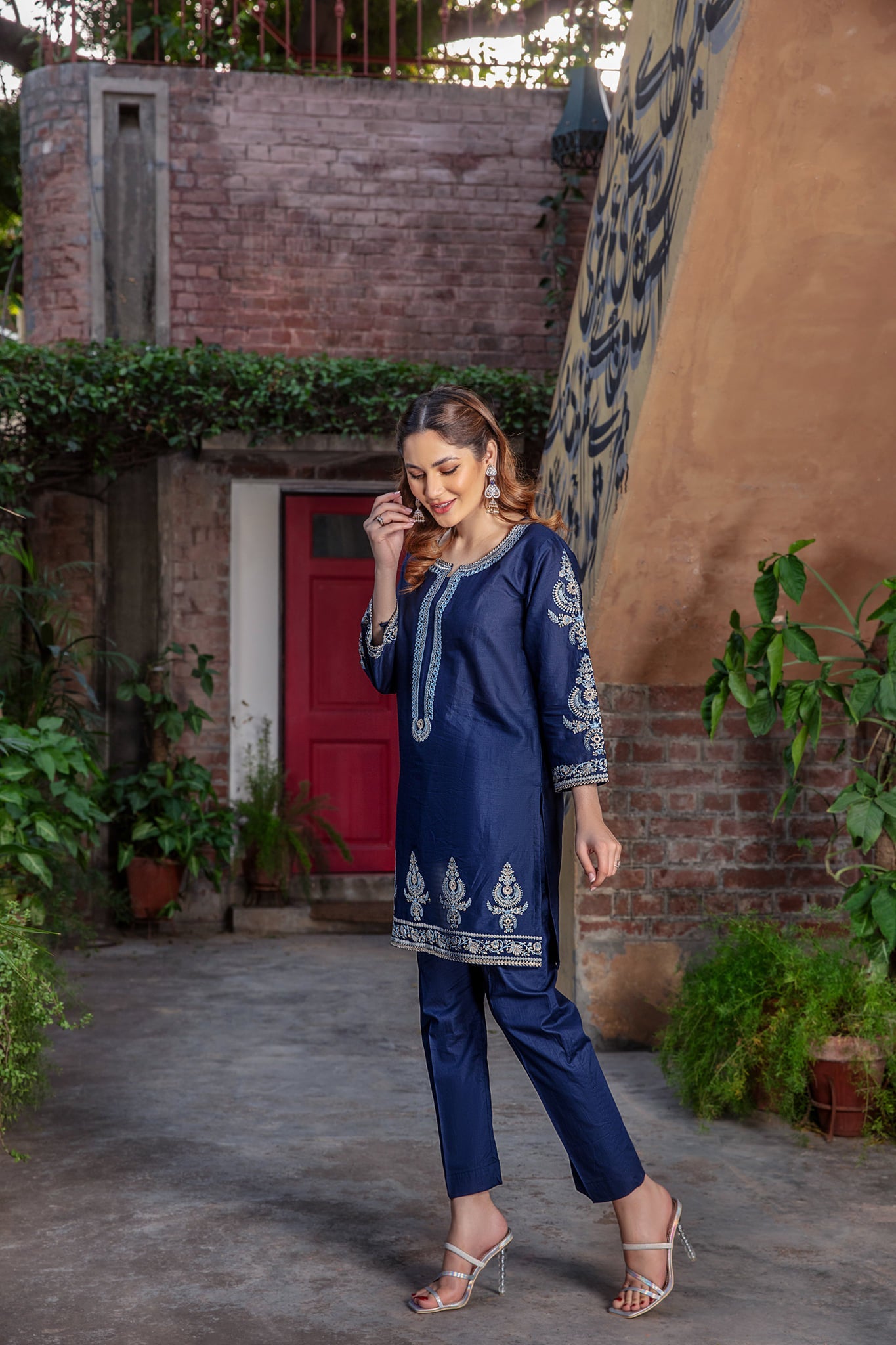 Panache Apparel Stitched Kurta Collection-Roshan