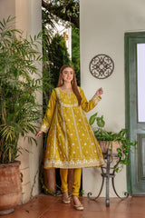Panache Apparel Stitched Winter Collection-Basanti