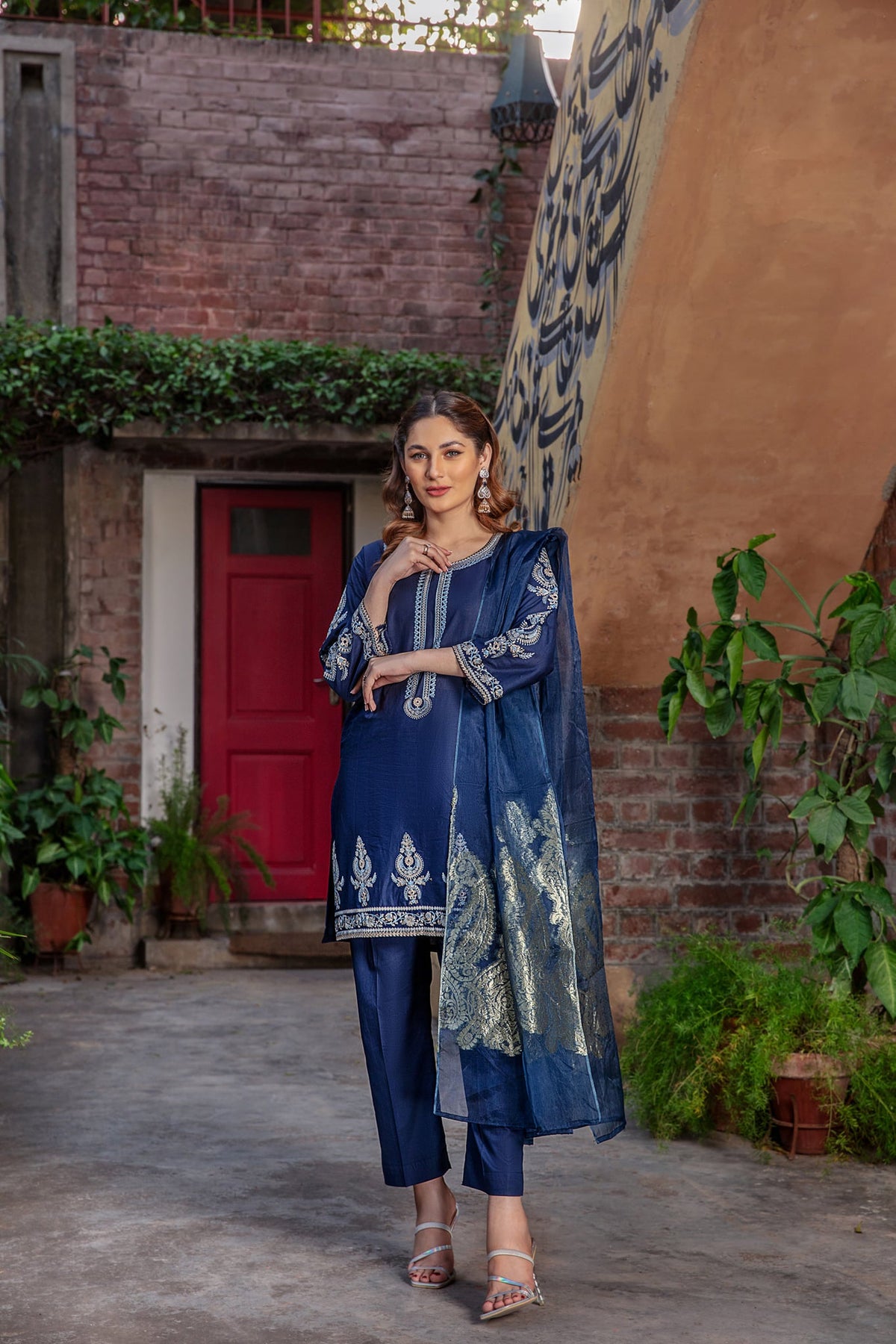 Panache Apparel Stitched Kurta Collection-Roshan