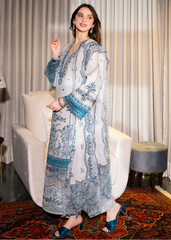 Meerak Stitched 3 Piece Emb Lawn Suit-RAAHA