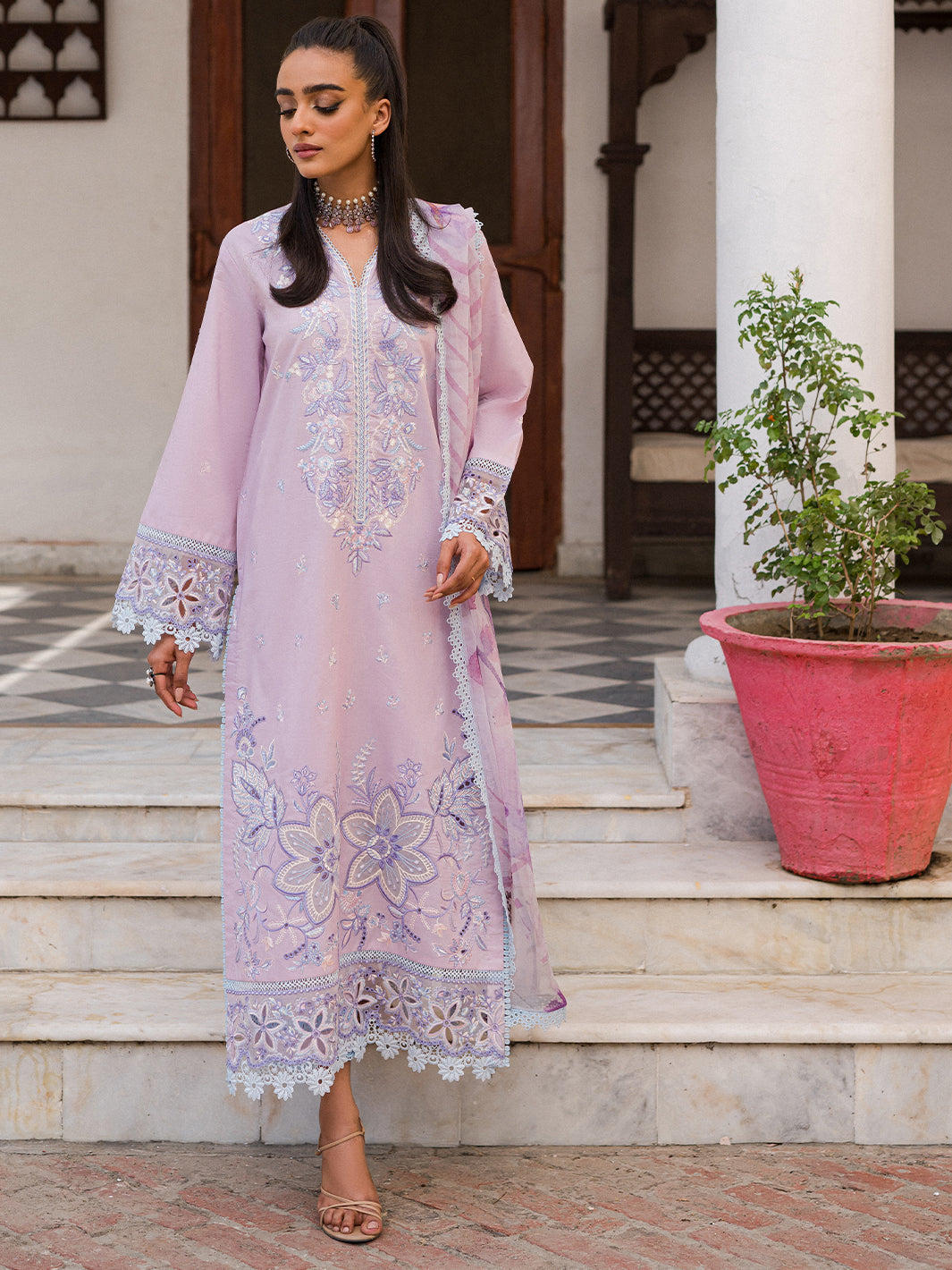 Wisteria by Roheenaz Unstitched 3 Piece Summer Lawn V-II Collection'2023-24-A-Diba