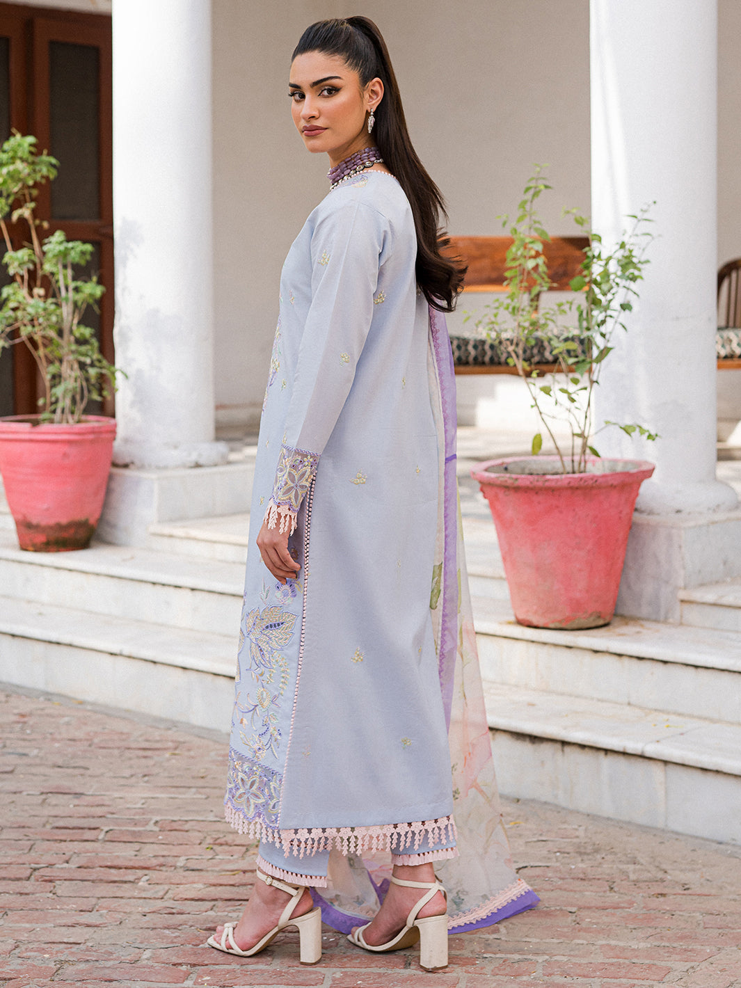 Wisteria by Roheenaz Unstitched 3 Piece Summer Lawn V-II Collection'2023-24-B-Farah