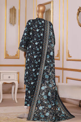 Bin Saeed Stitched 3 Piece Exclusive Printed Khaddar Vol-09 Collection'2025-WK-2516-Black