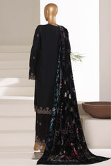 Sada Bahar Stitched 3 Piece Luxury Viscose With Palachi Shawl Collection'2025-MEV-251-Black