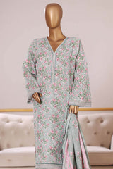 Bin Saeed Stitched 3 Piece Exclusive Printed Khaddar Vol-09 Collection'2025-WK-2520-Pista