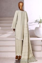 Vybe By Sada Bahar Sititched Co-Ords With Dhanak Shawl Collection'2025-MED-253-Pista