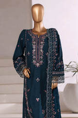 Sada Bahar Stitched 3 Piece Luxury Viscose Winter Vol-01 Collection'2025-LEV-253-Sea Green