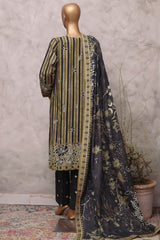 HZ Stitched 3 Piece Khaddar Prints Vol-02 Collection'2025-KPT-2568