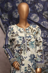 HZ Stitched 3 Piece Khaddar Prints Vol-02 Collection'2025-KPT-2570