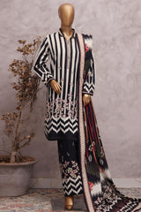 HZ Stitched 3 Piece Khaddar Prints Vol-02 Collection'2025-KPT-2577