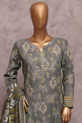 HZ Stitched 3 Piece Khaddar Prints Vol-02 Collection'2025-KPT-2579