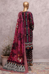 HZ Stitched 3 Piece Khaddar Prints Vol-02 Collection'2025-KPT-2580