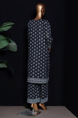 HZ Stitched Co Ords Digital Printed Khaddar Collection'2025-KPT-2587-Black