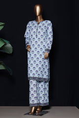 HZ Stitched Co Ords Digital Printed Khaddar Collection'2025-KPT-2589-Sky Blue