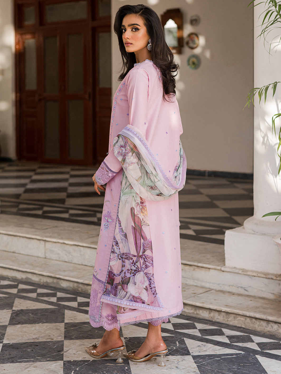 Wisteria by Roheenaz Unstitched 3 Piece Summer Lawn V-II Collection'2023-25-A-Cyra