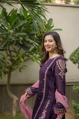 Omal By Komal Stitched 3 Piece Formals Collection'2025-ZIMAL (3 Pc)