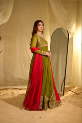 Gulab By Haniumaimaz Stitched 2 Piece Formals Suit-NASHMIYA