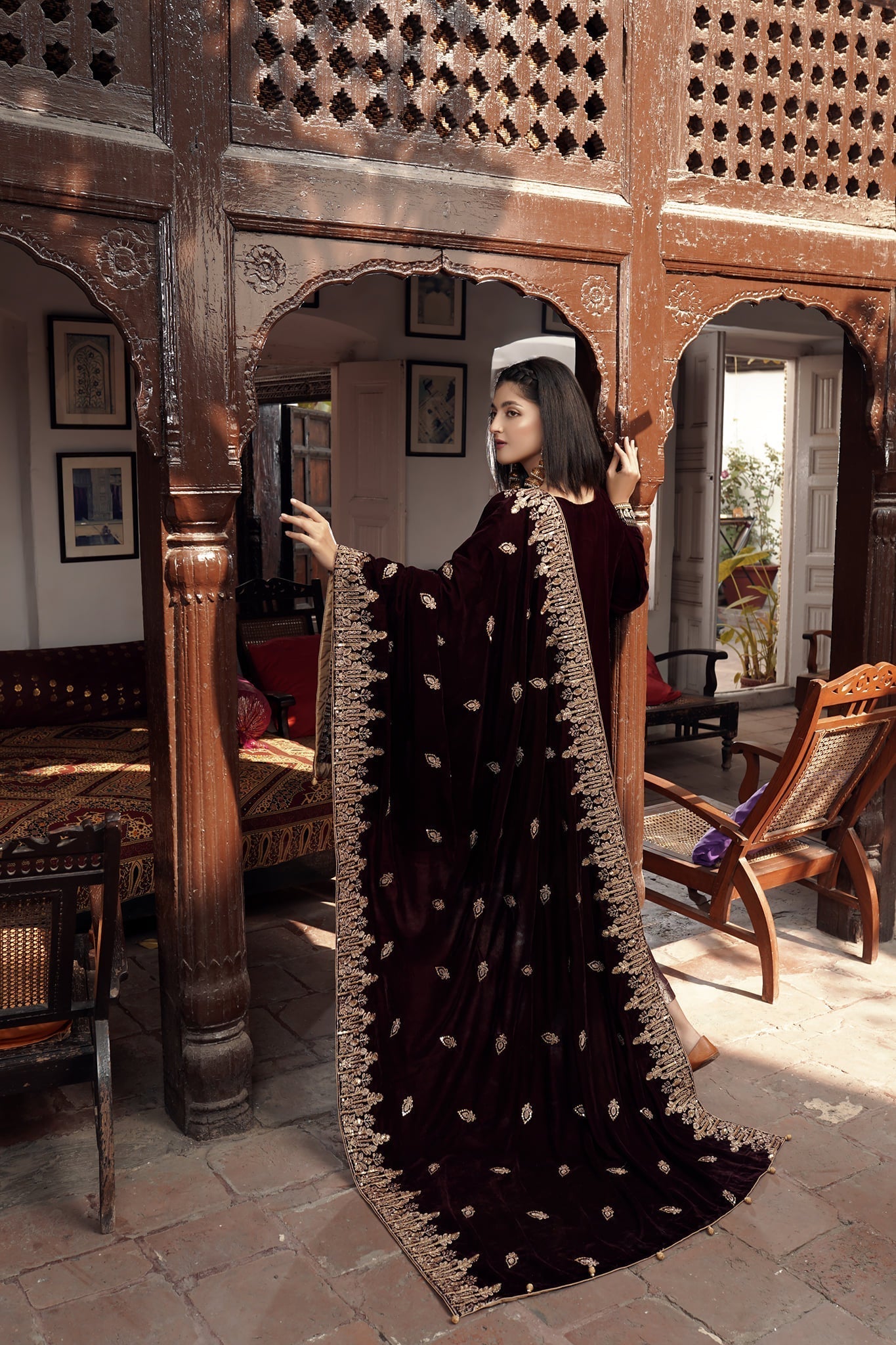 Panache Apparel Stitched Velvet Collection-Kiran