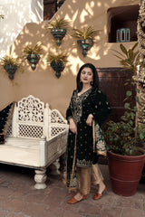 Panache Apparel Stitched Velvet Collection-Mehar