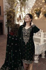 Panache Apparel Stitched Velvet Collection-Mehar