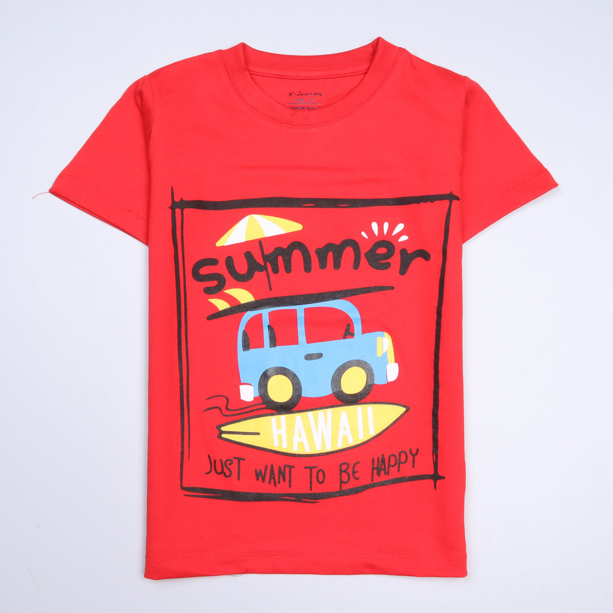 Kjunction Boys Half Sleeves-Printed T-Shirt (Summer)