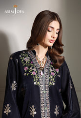Asim Jofa Velvet Pret 24 Ajvg-11 Embroidered Velvet Stitched 2Pc
