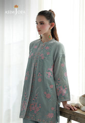 Asim Jofa Velvet Pret 24 Ajvg-07 Embroidered Velvet Stitched 2Pc