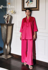 Asim Jofa Lounge Wear Ajlw-10 Satin Silk 2 Pcs