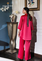Asim Jofa Lounge Wear Ajlw-10 Satin Silk 2 Pcs